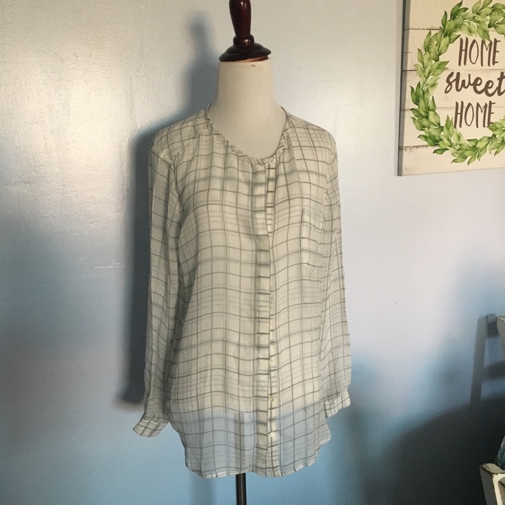 Joie plaid top
